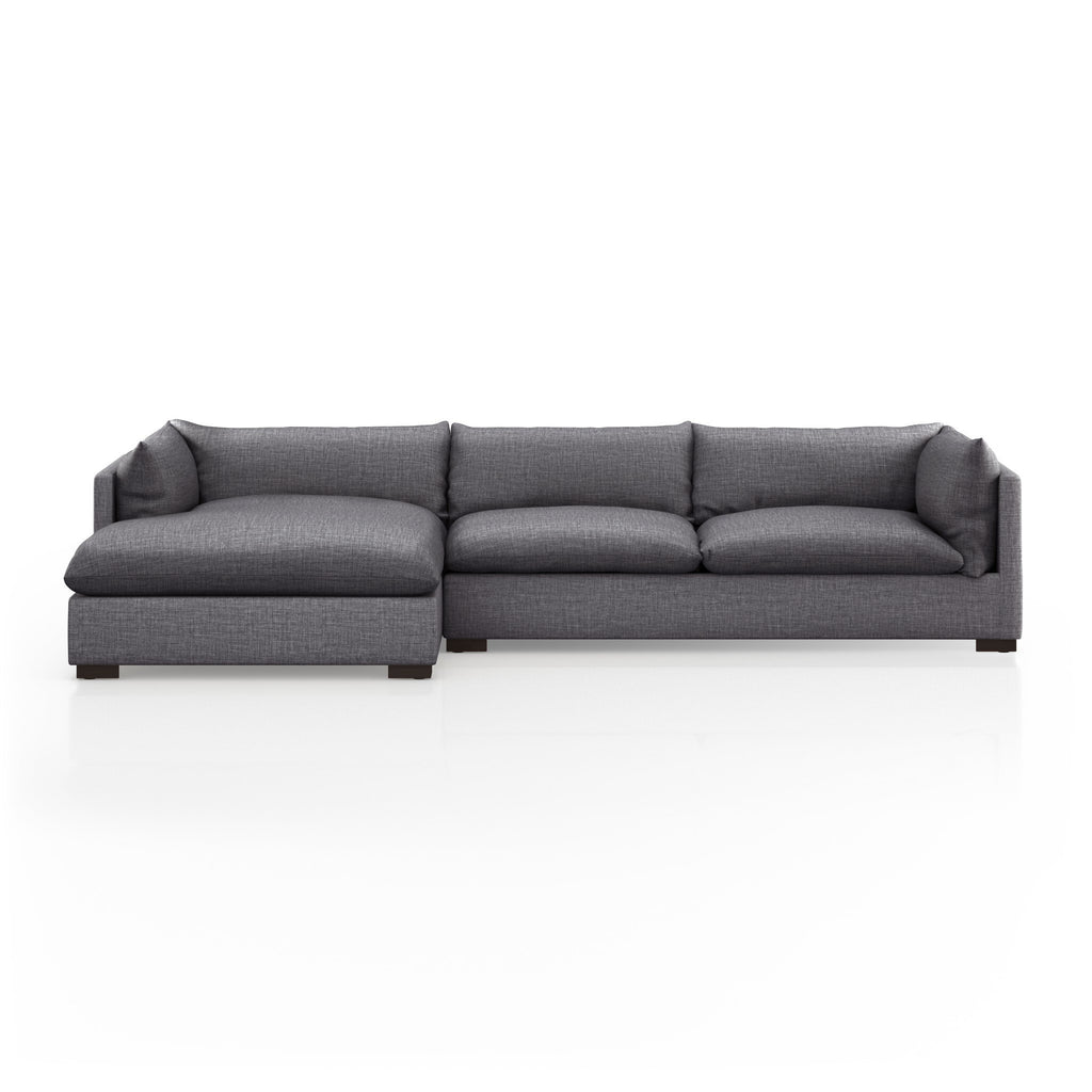 Westwood 2-Piece Sectional - Bennett Charcoal | 131" | Left Chaise