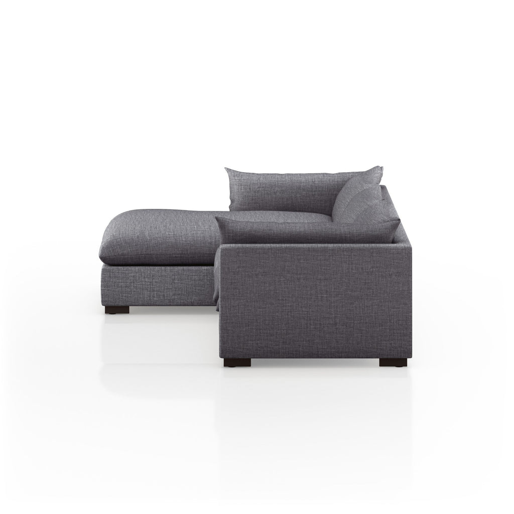 Westwood 2-Piece Sectional - Bennett Charcoal | 131" | Left Chaise