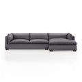 Westwood 2-Piece Sectional - Bennett Charcoal | 131" | Right Chaise