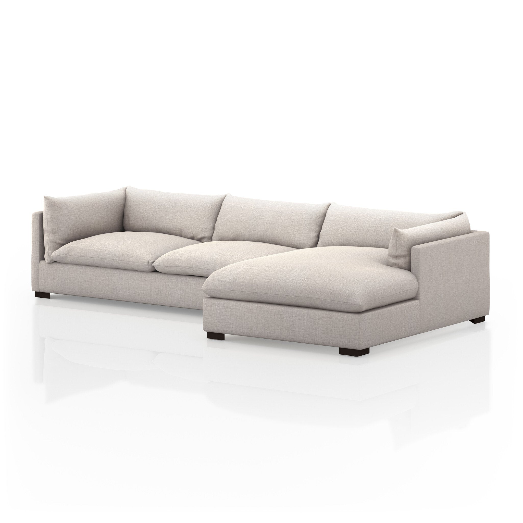 Westwood 2-Piece Sectional - Bennett Moon | 131" | Right Chaise