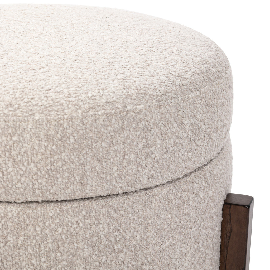 Esben Storage Ottoman-25" - Sattley Fog