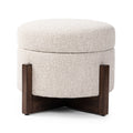 Esben Storage Ottoman-25" - Sattley Fog