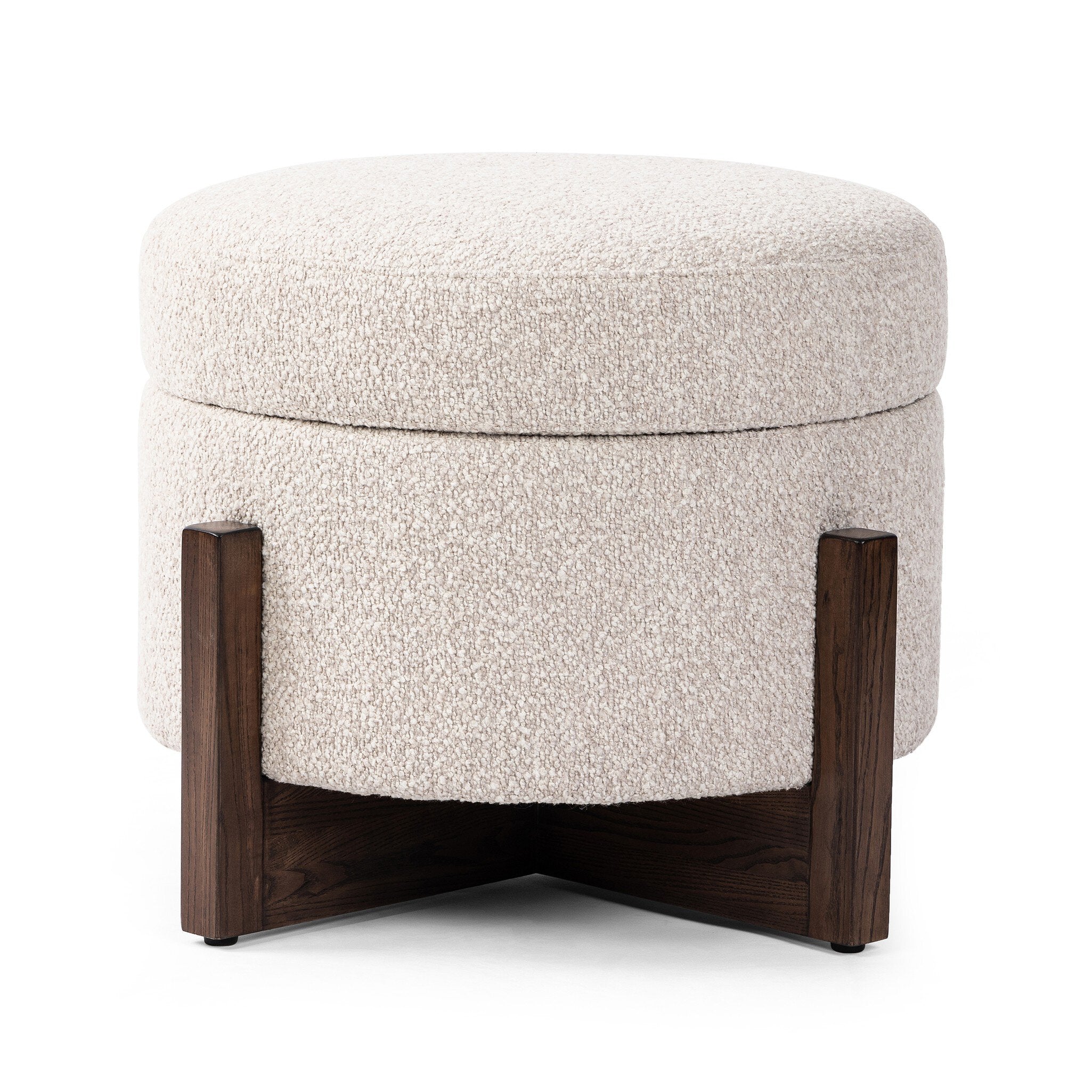 Esben Storage Ottoman-25" - Sattley Fog