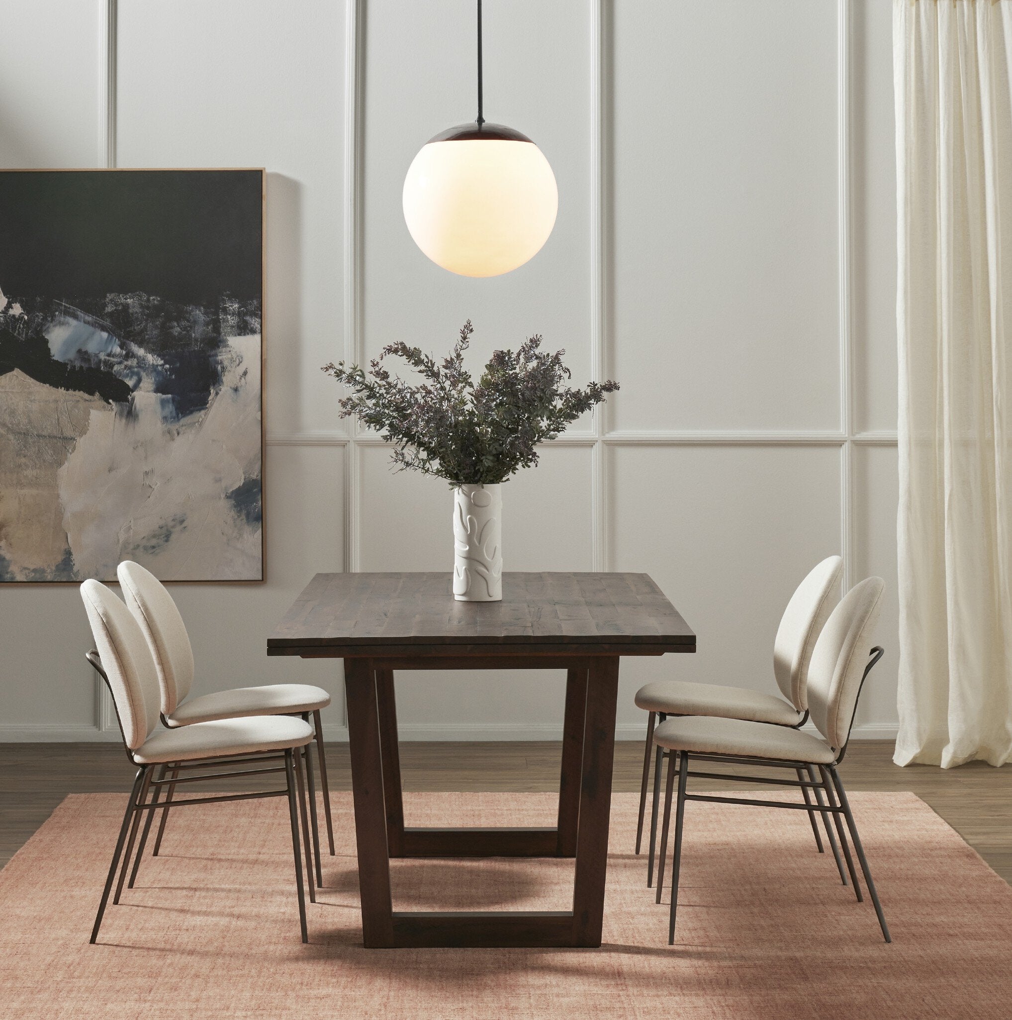 The Weight Of Silence by Melanie Biehle - Vertical Grain White Oak Floater