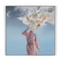 Melted Woman by Getty Images - Vertical Grain White Oak Floater