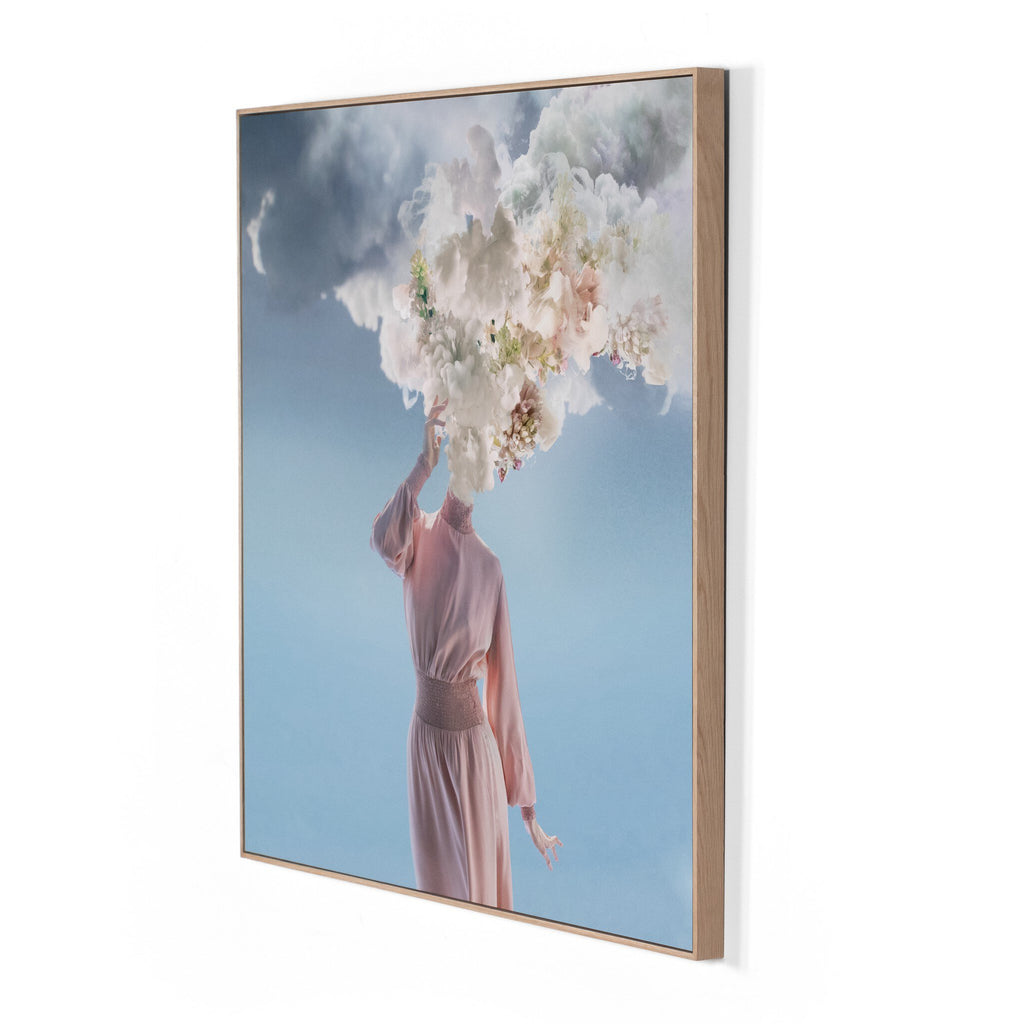 Melted Woman by Getty Images - Vertical Grain White Oak Floater