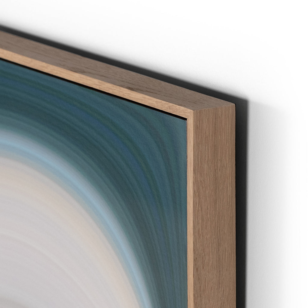 Abstract Curves by Getty Images - Vertical Grain White Oak Floater