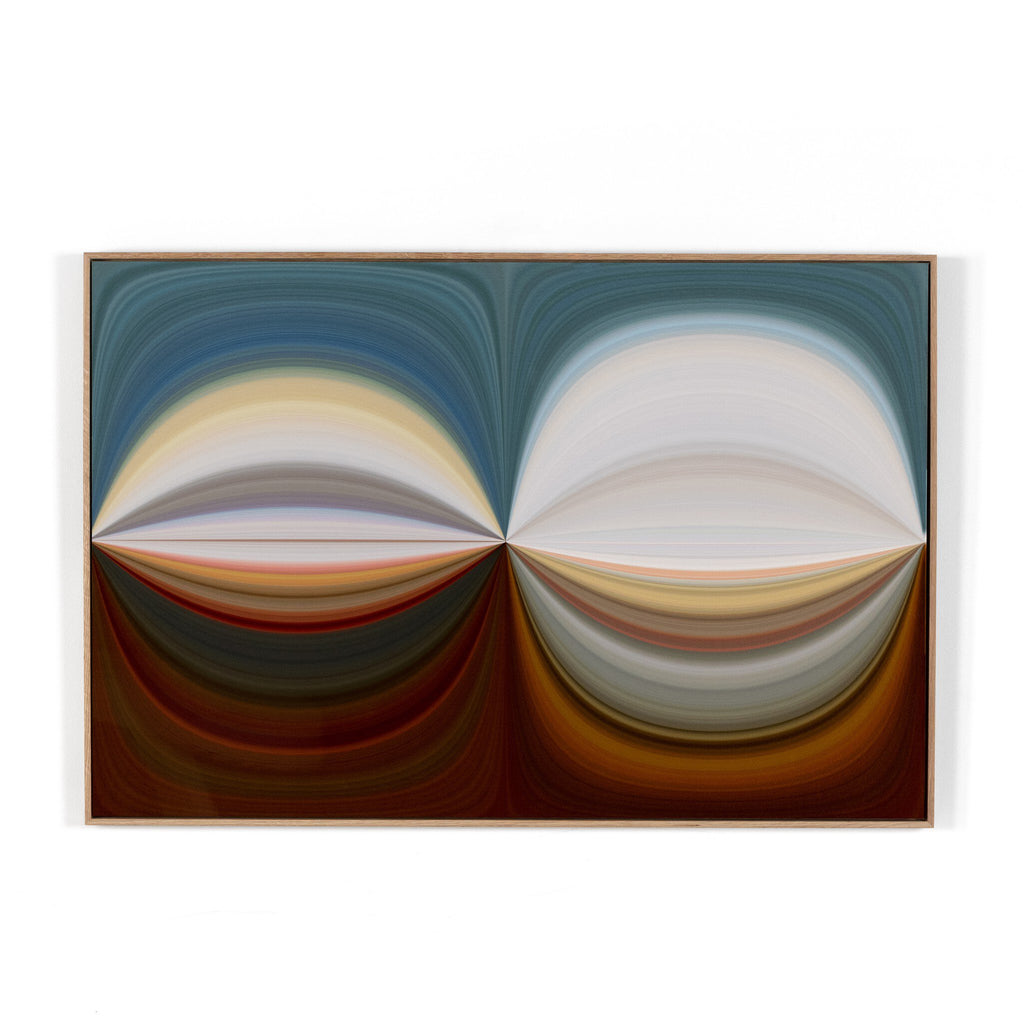 Abstract Curves by Getty Images - Vertical Grain White Oak Floater