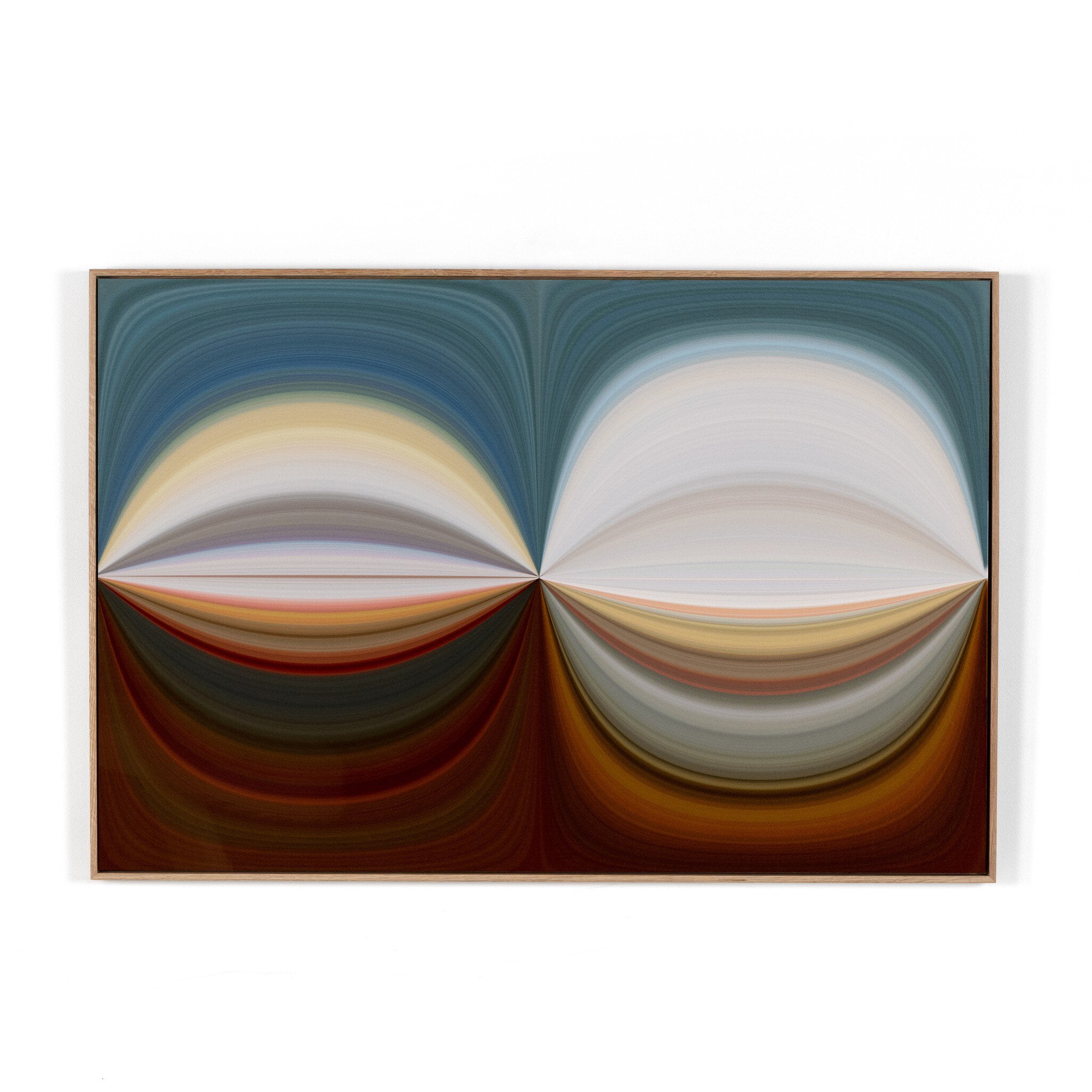Abstract Curves by Getty Images - Vertical Grain White Oak Floater