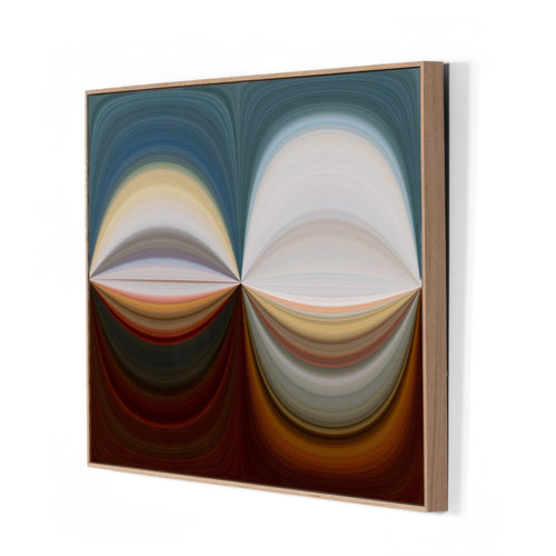 Abstract Curves by Getty Images - Vertical Grain White Oak Floater