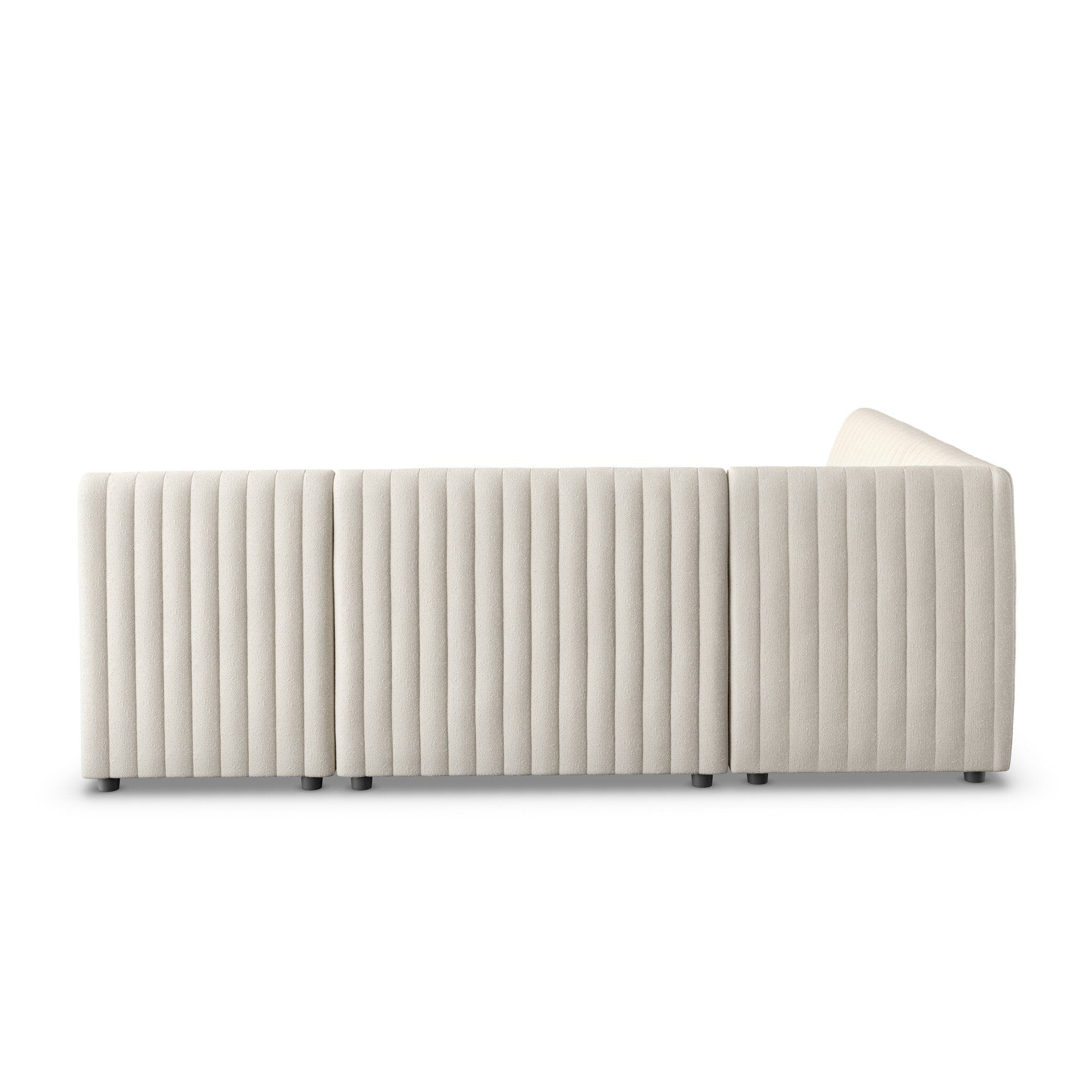 Augustine Dining Banquette, L-Shape - Capri Oatmeal