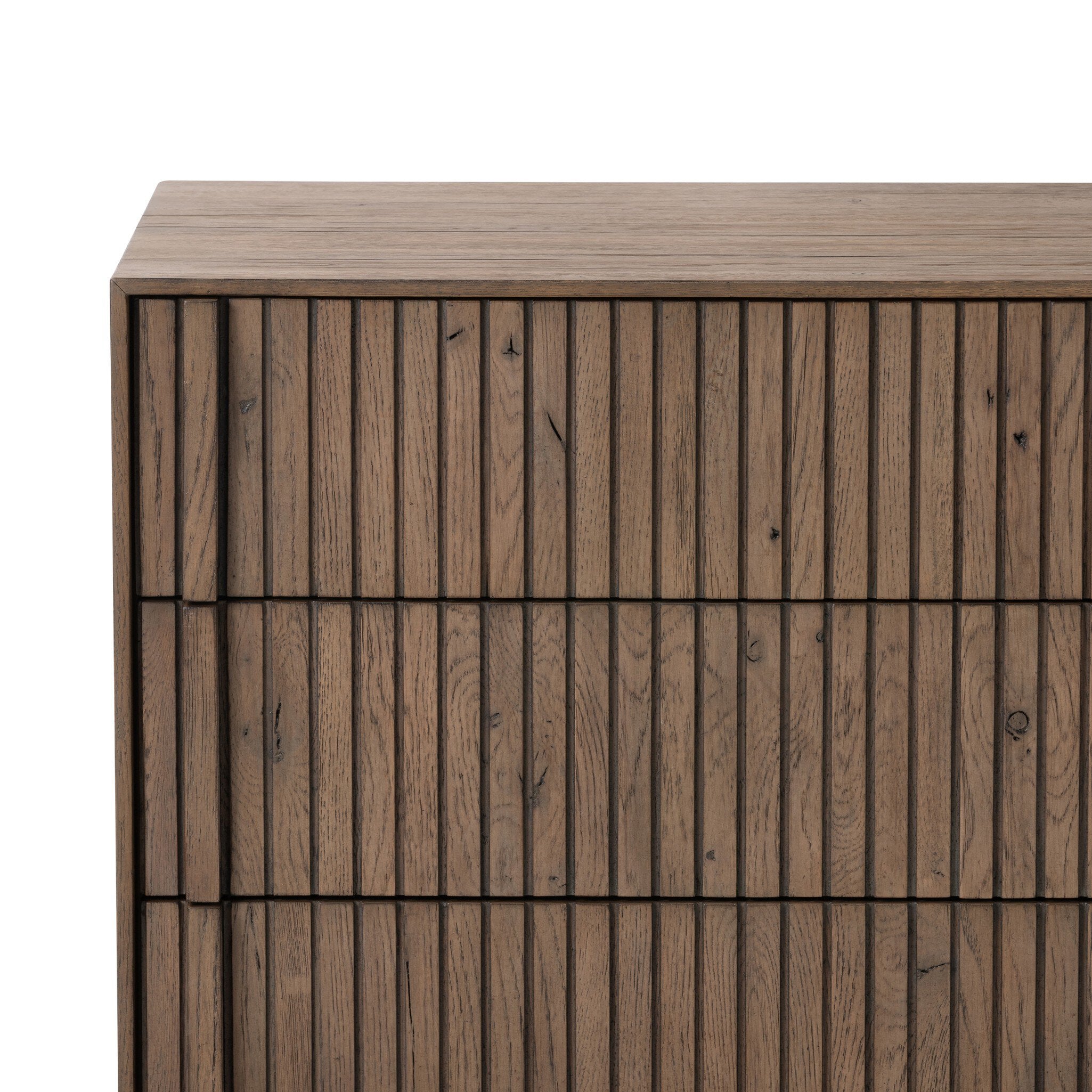 Leo Nightstand - Rustic Grey Veneer
