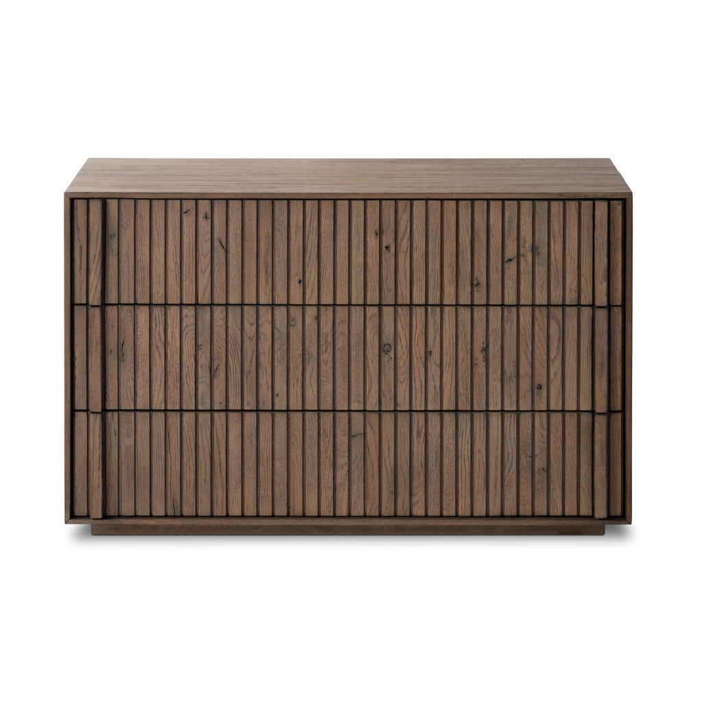 Leo Nightstand - Rustic Grey Veneer