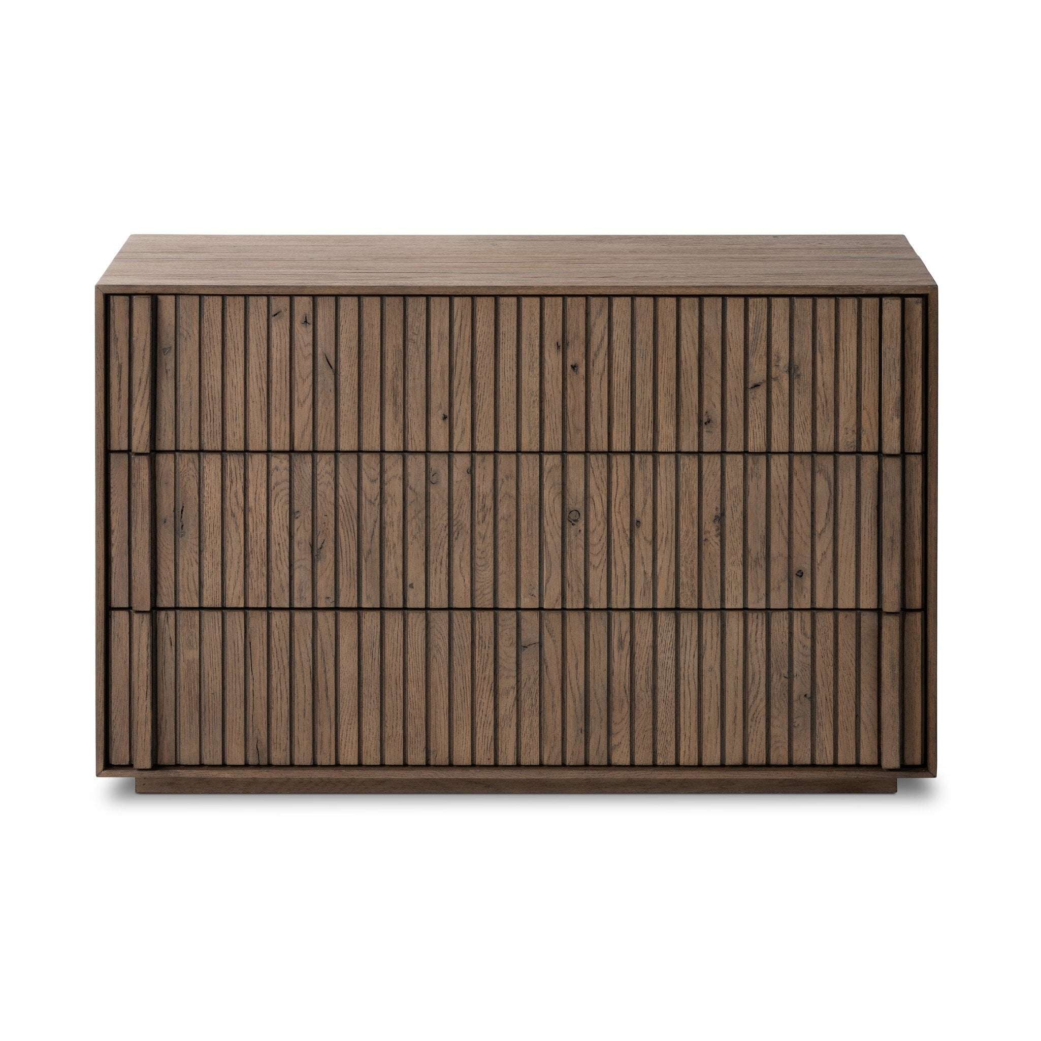 Leo Nightstand - Rustic Grey Veneer