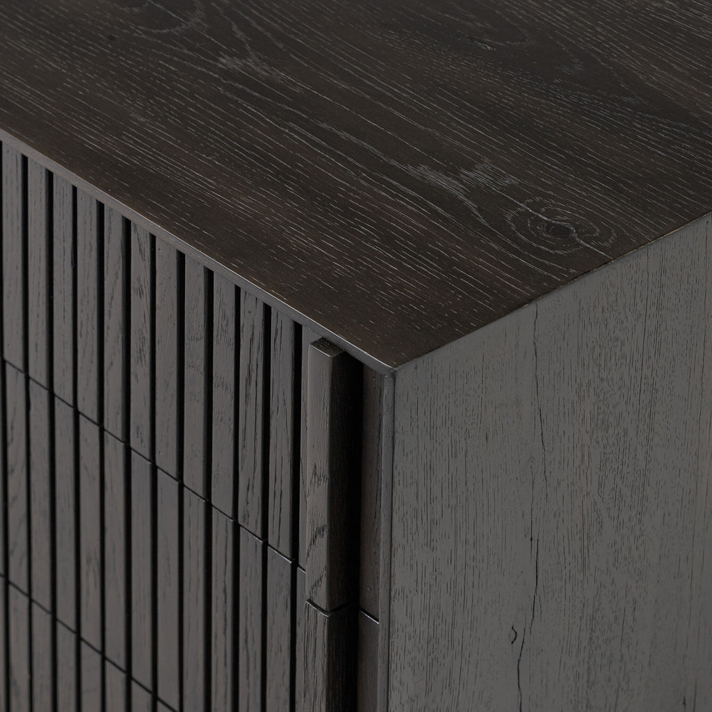Leo Nightstand - Smoked Black Veneer