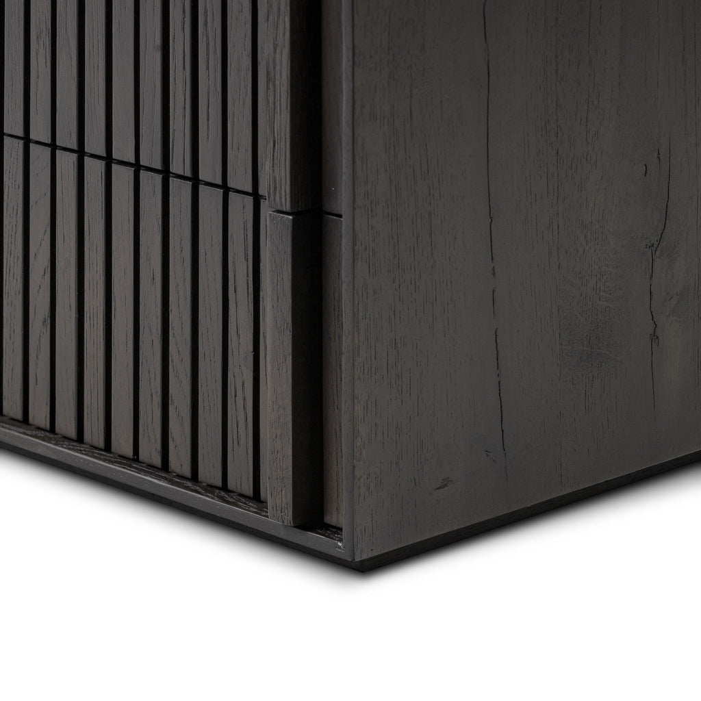 Leo Nightstand - Smoked Black Veneer