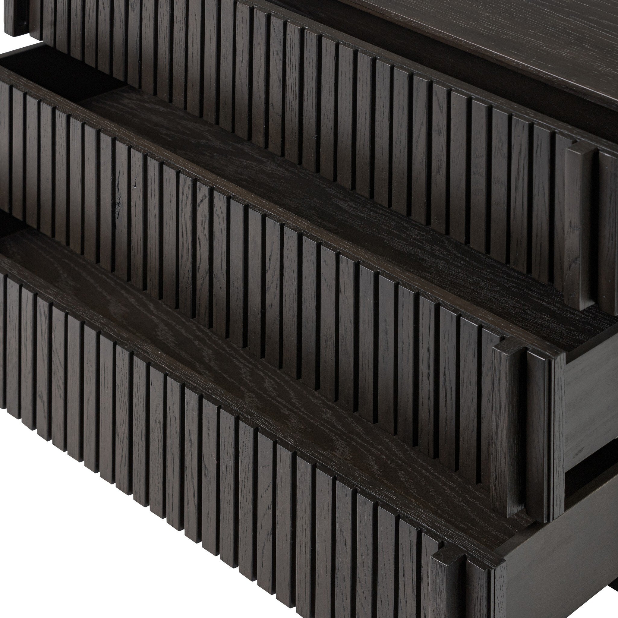 Leo Nightstand - Smoked Black Veneer