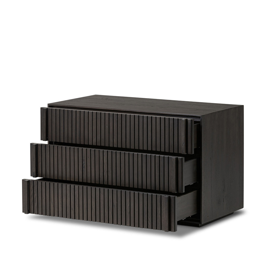 Leo Nightstand - Smoked Black Veneer