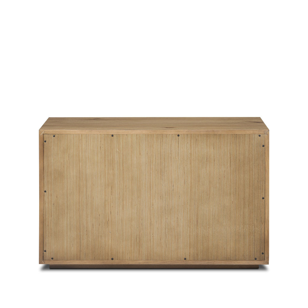 Leo Nightstand - Rustic Light Natural Oak Veneer