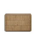 Leo Nightstand - Rustic Light Natural Oak Veneer