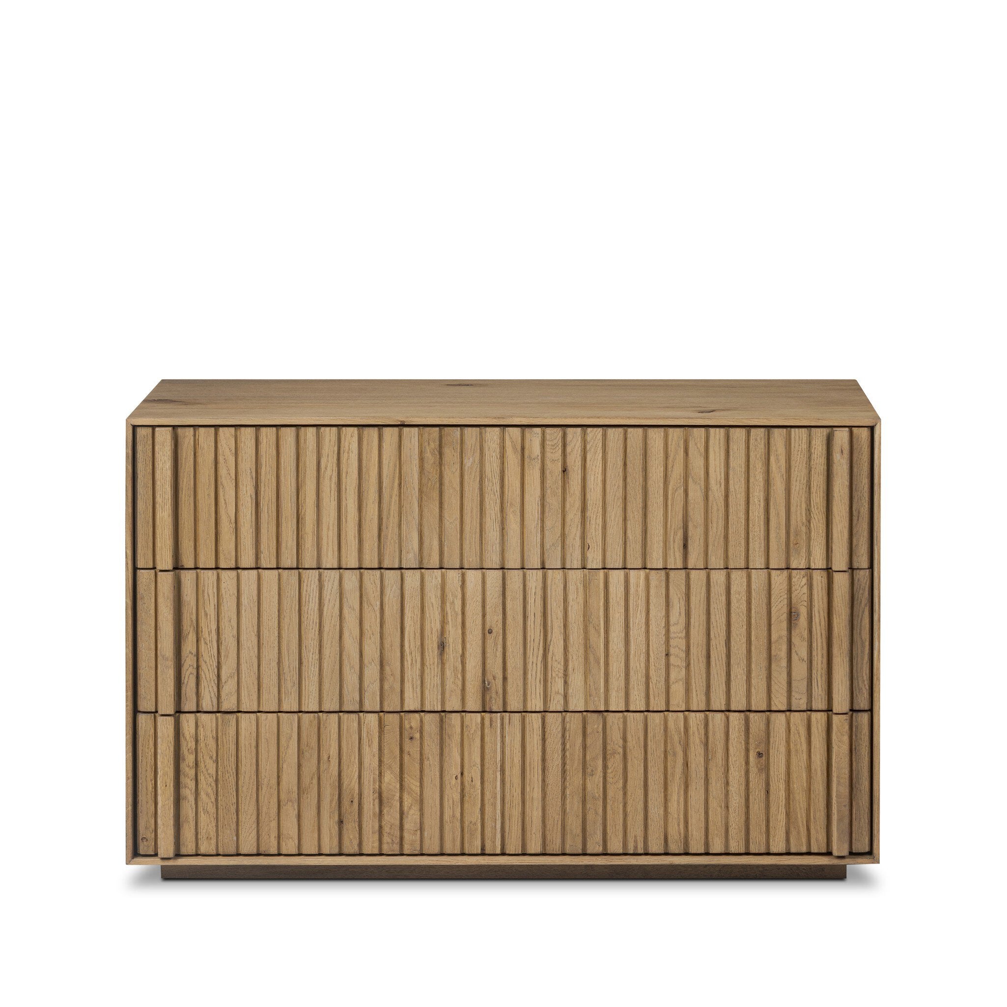 Leo Nightstand - Rustic Light Natural Oak Veneer
