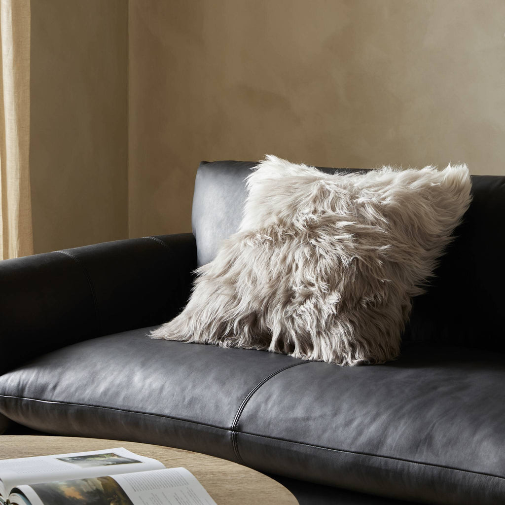 Lalo Ombre Pillow - Light Grey Ombre