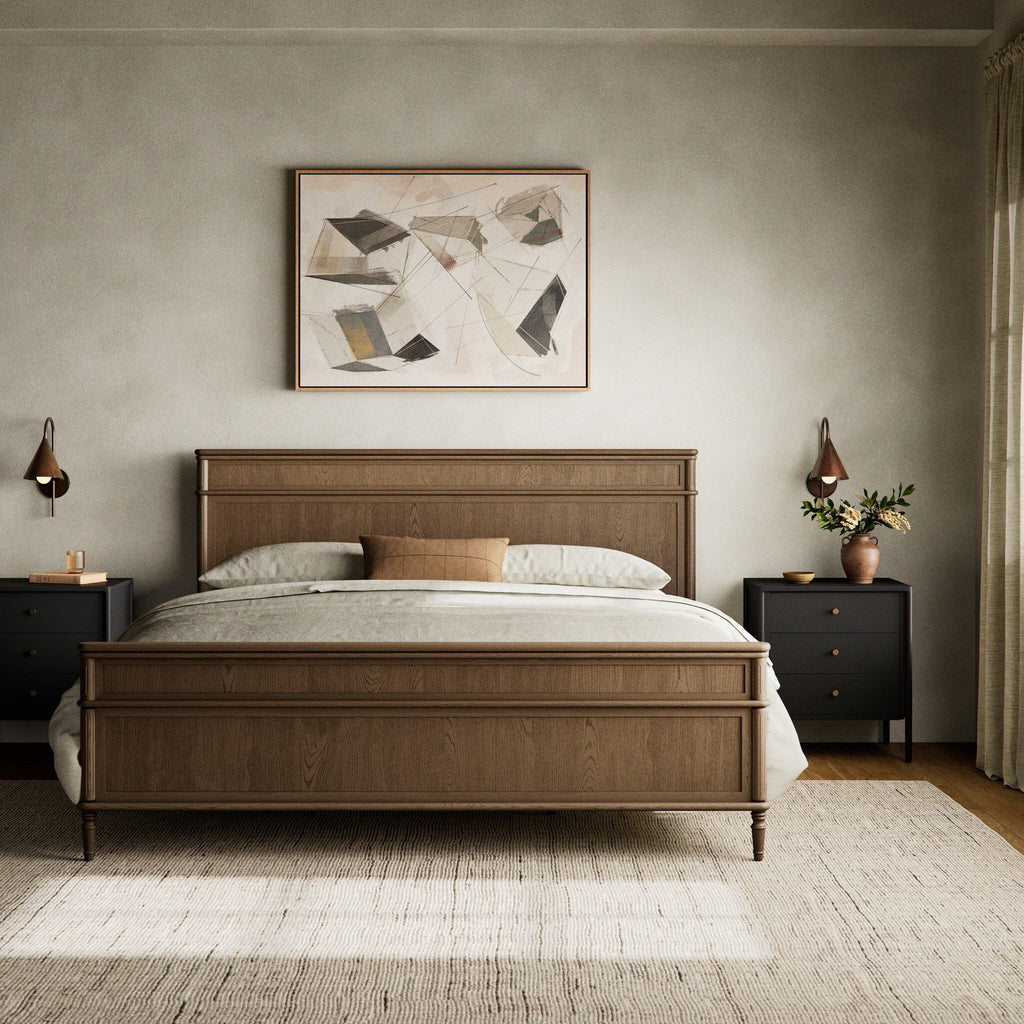 Toulouse Bed - Toasted Oak | King