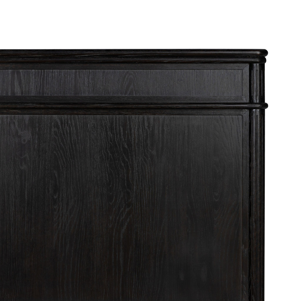 Toulouse Bed - Distressed Black | King