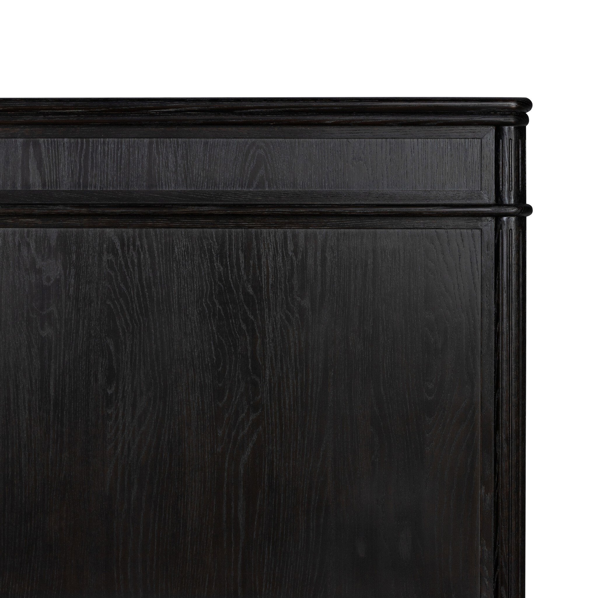 Toulouse Bed - Distressed Black | King