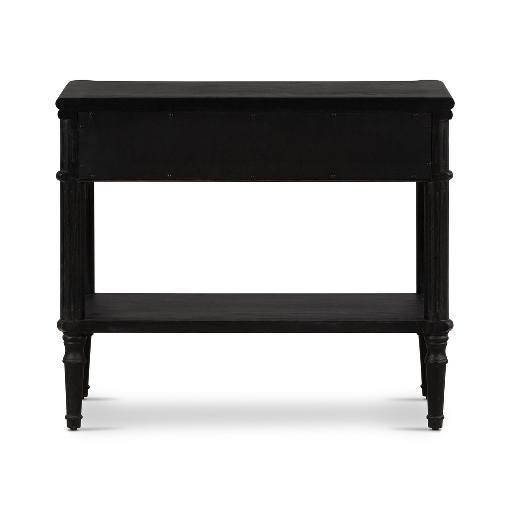Toulouse Nightstand - Distressed Black Oak
