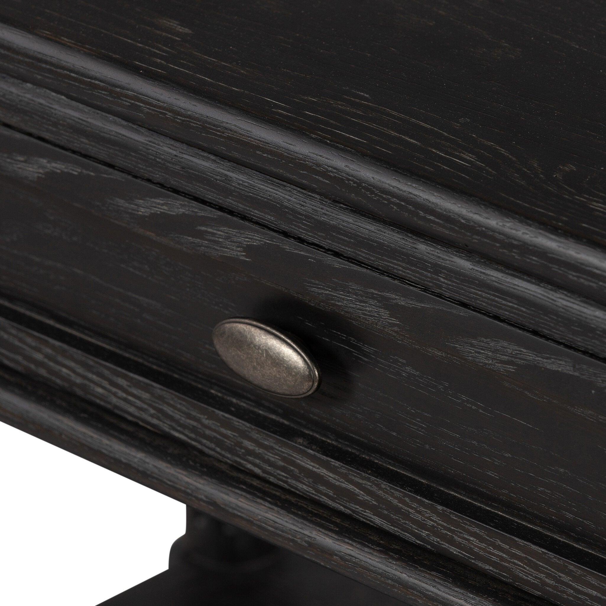 Toulouse Nightstand - Distressed Black Oak