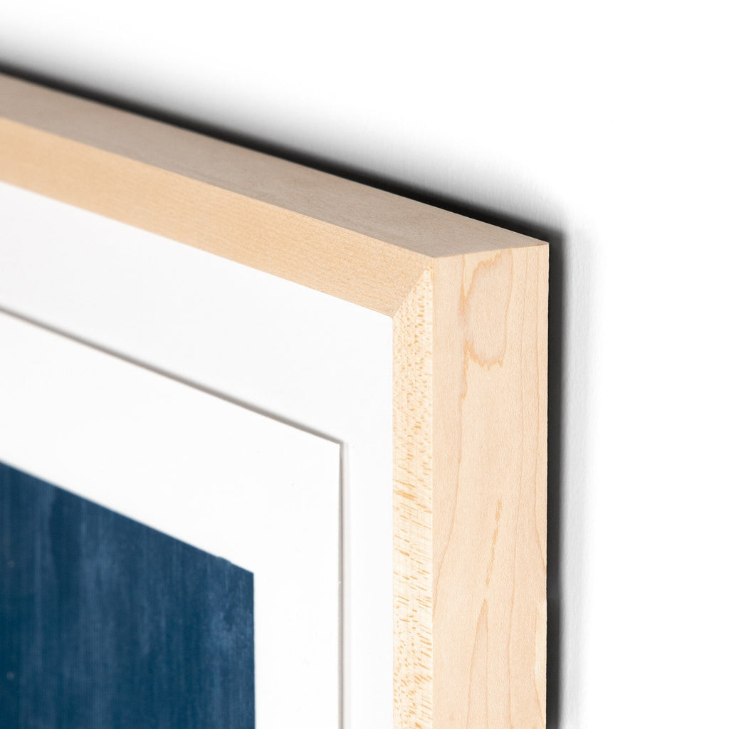 Negative II In Blue by The Holly Collective - Natural 2.5 Maple