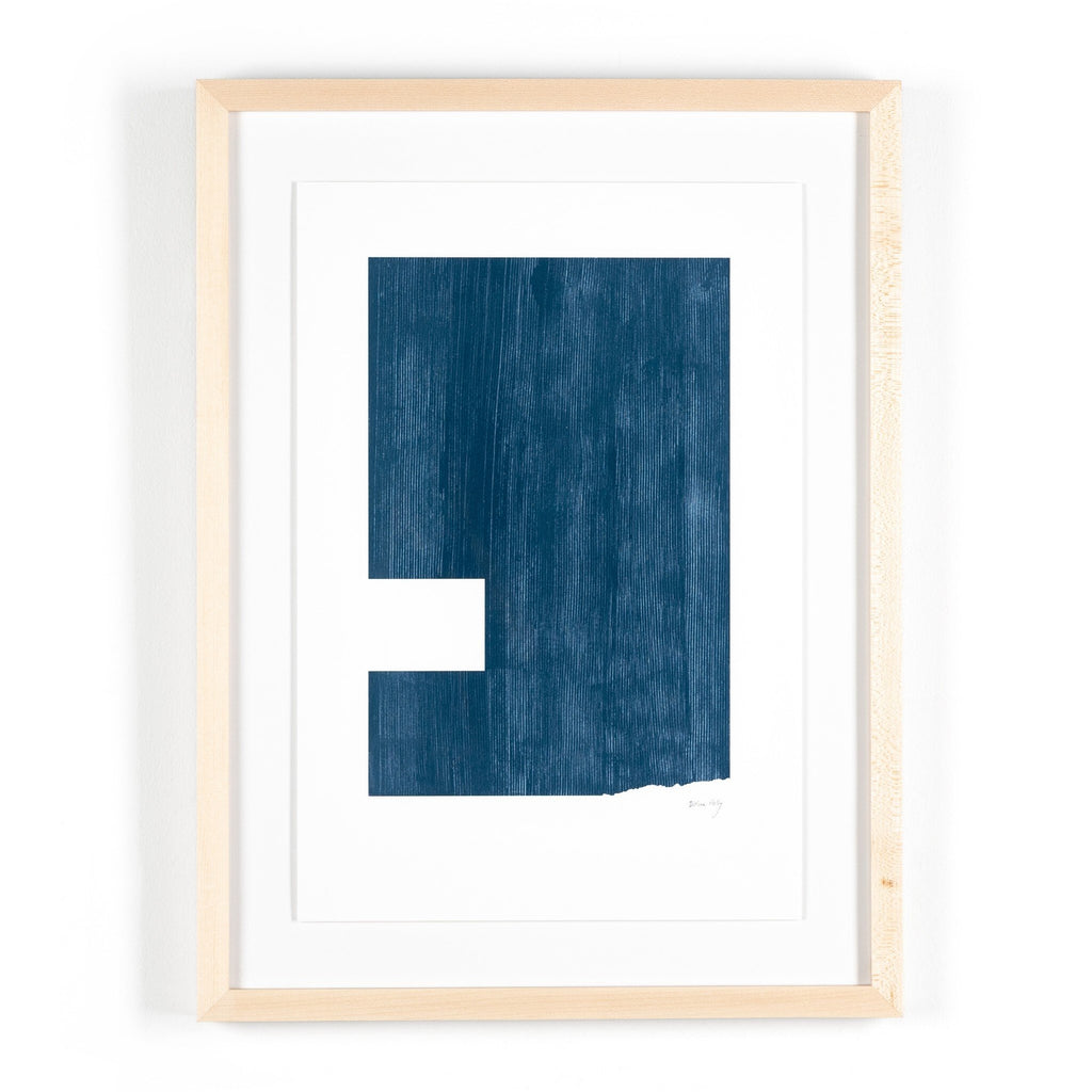 Negative II In Blue by The Holly Collective - Natural 2.5 Maple