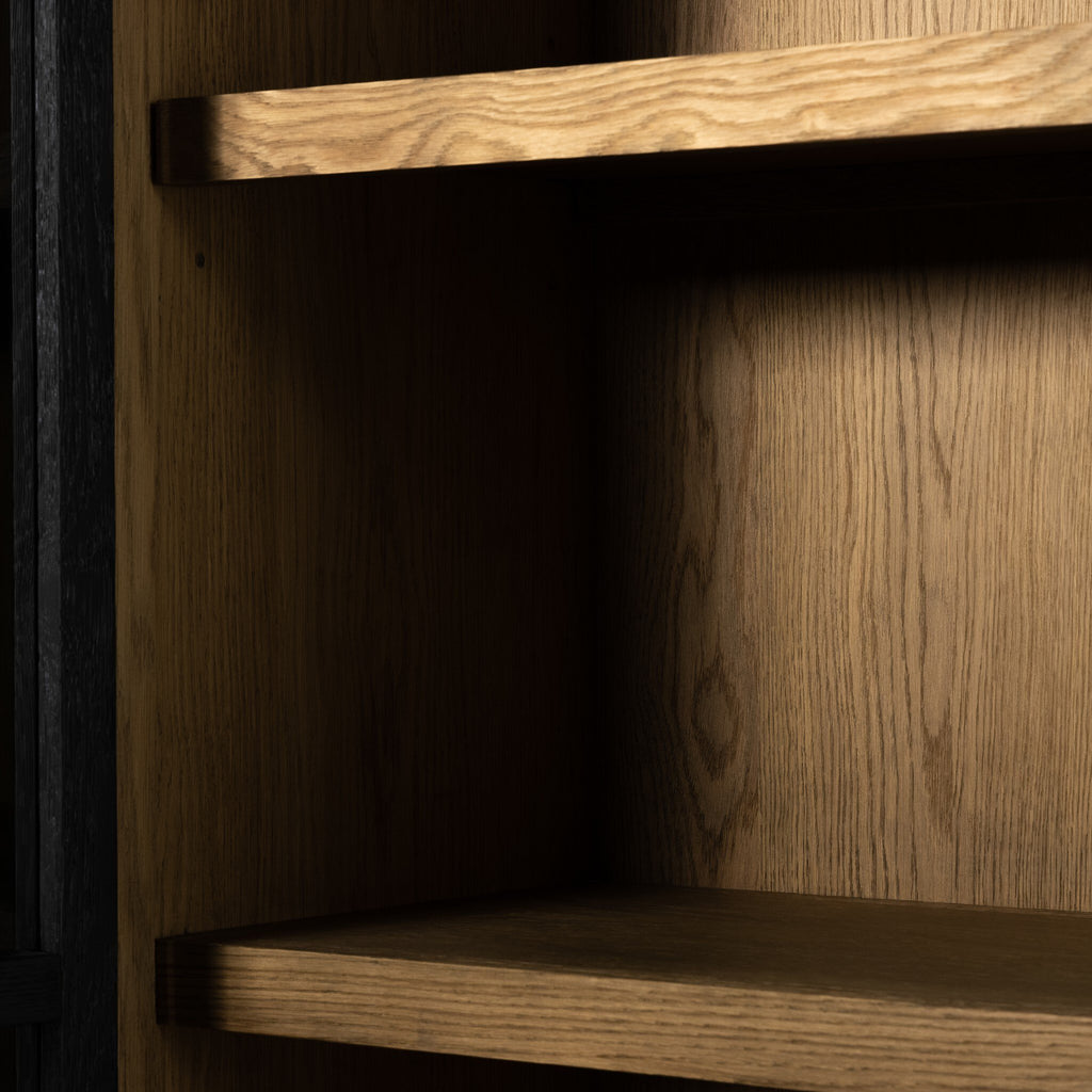Millie Double Cabinet - Drifted Oak Veneer