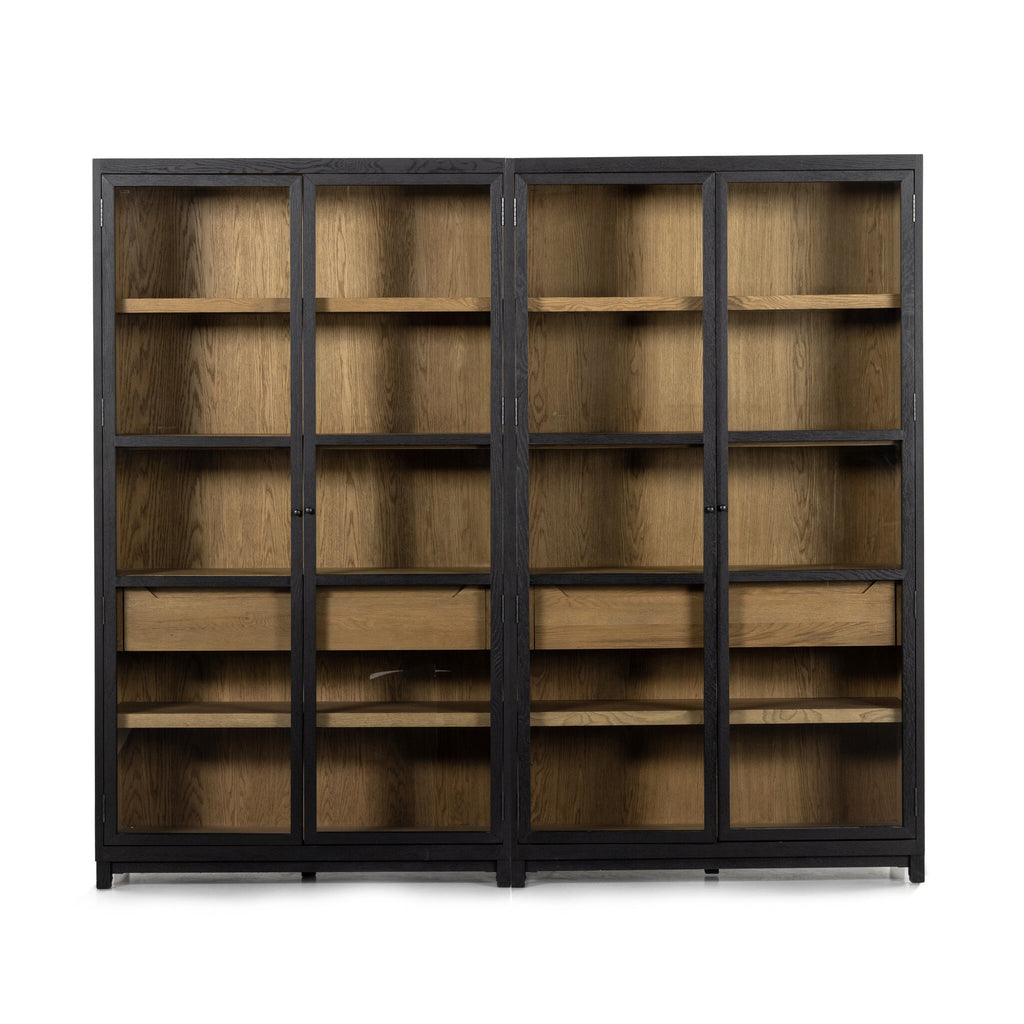 Millie Double Cabinet - Drifted Oak Veneer