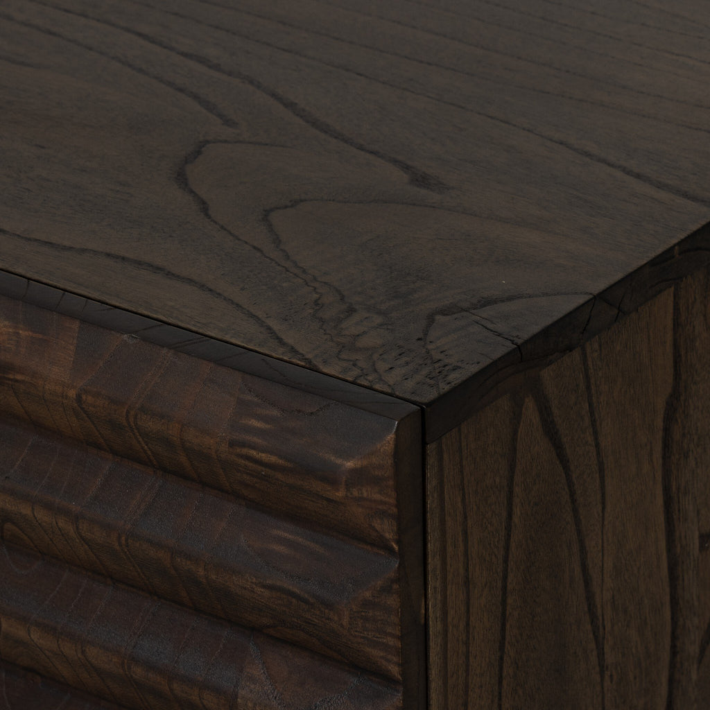 Tussac Media Console - Matte Brown Neem