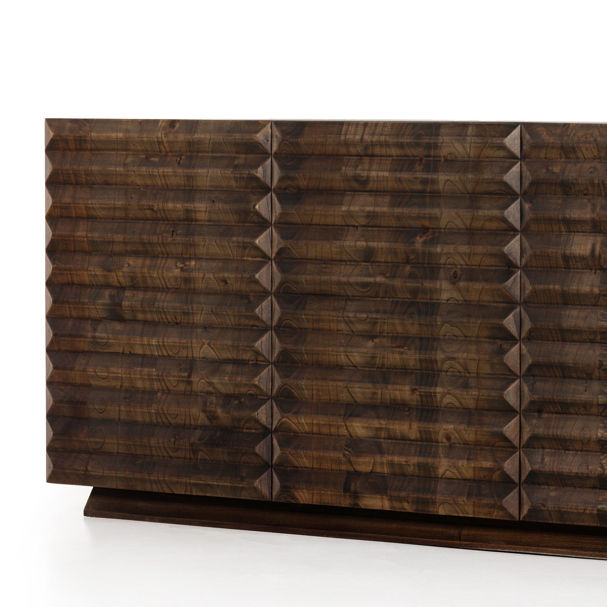 Tussac Media Console - Matte Brown Neem