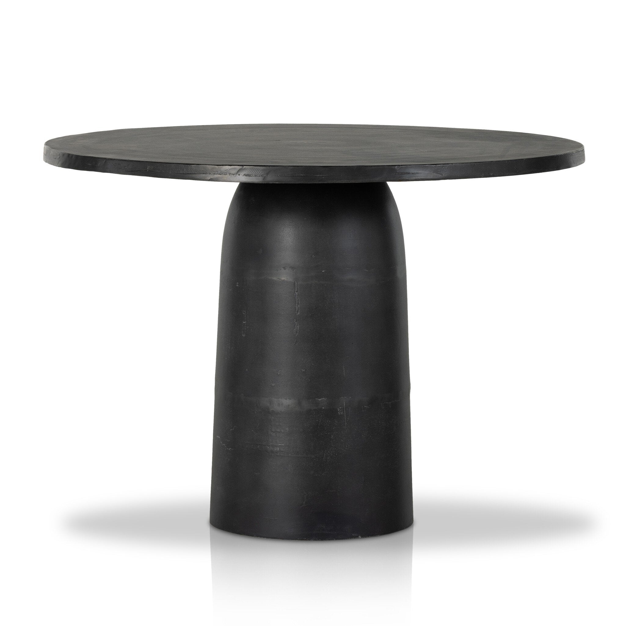 Basil Outdoor Dining Table 42" - Aged Grey