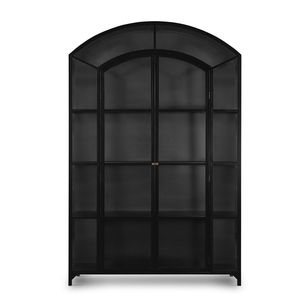 Belmont Wide Metal Cabinet - Black