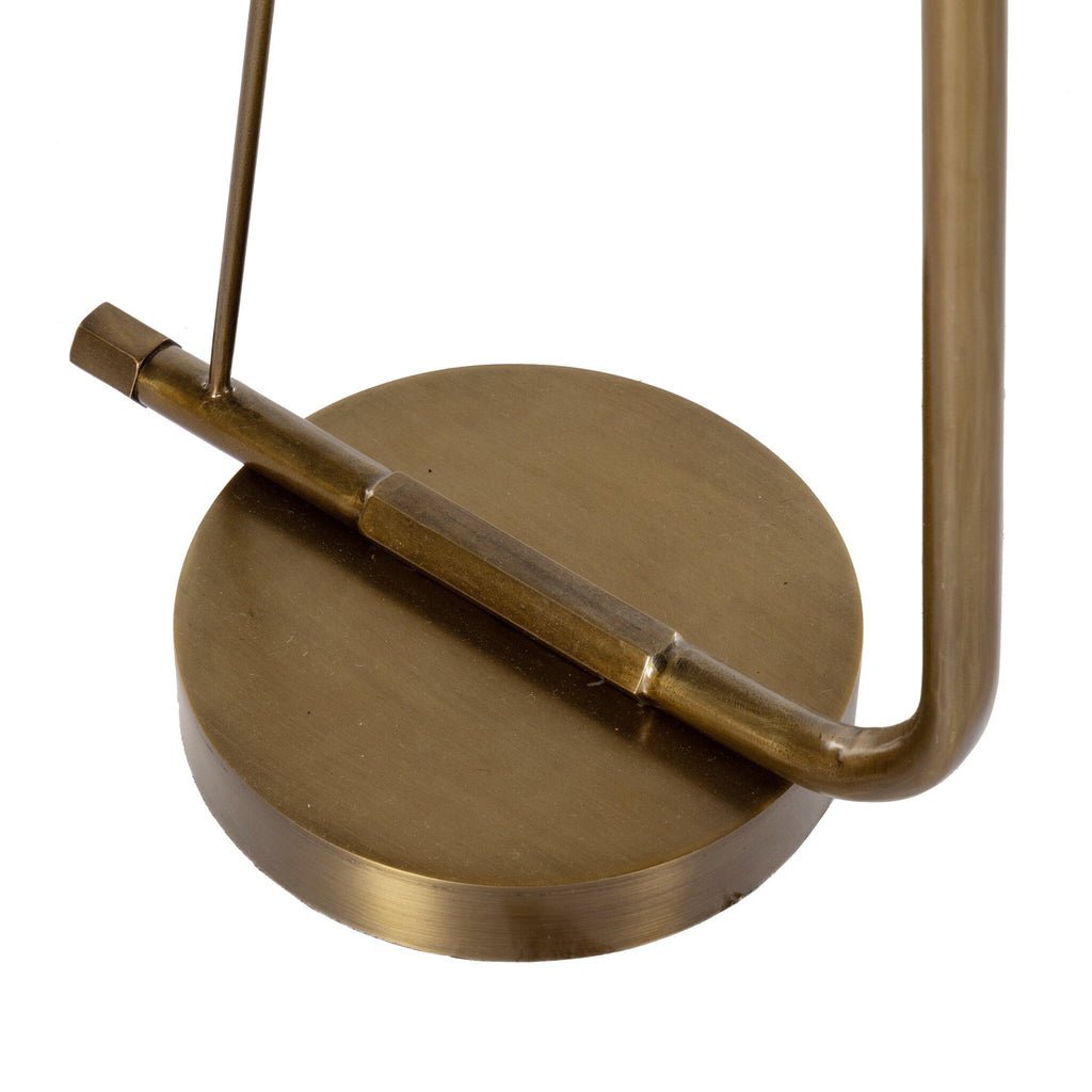 Egon Floor Lamp - Antique Brass Iron