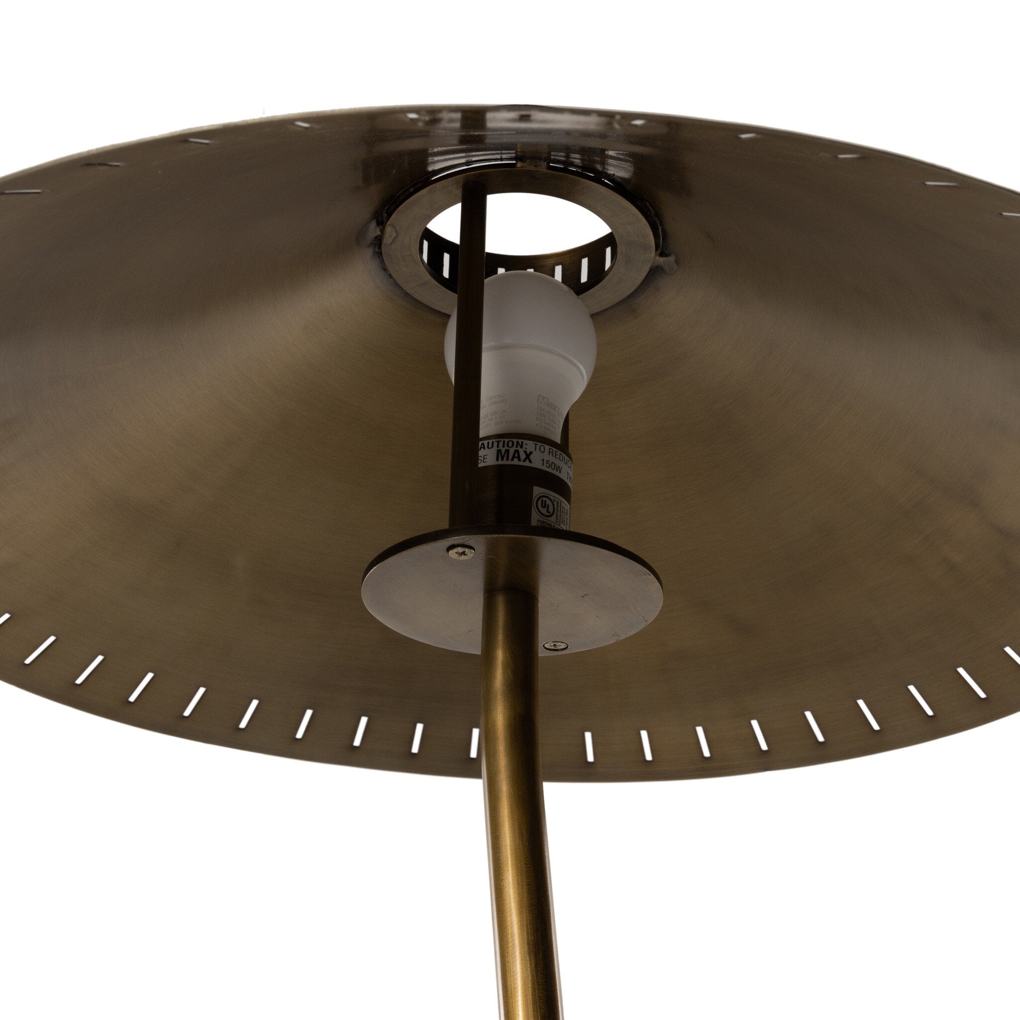 Egon Floor Lamp - Antique Brass Iron