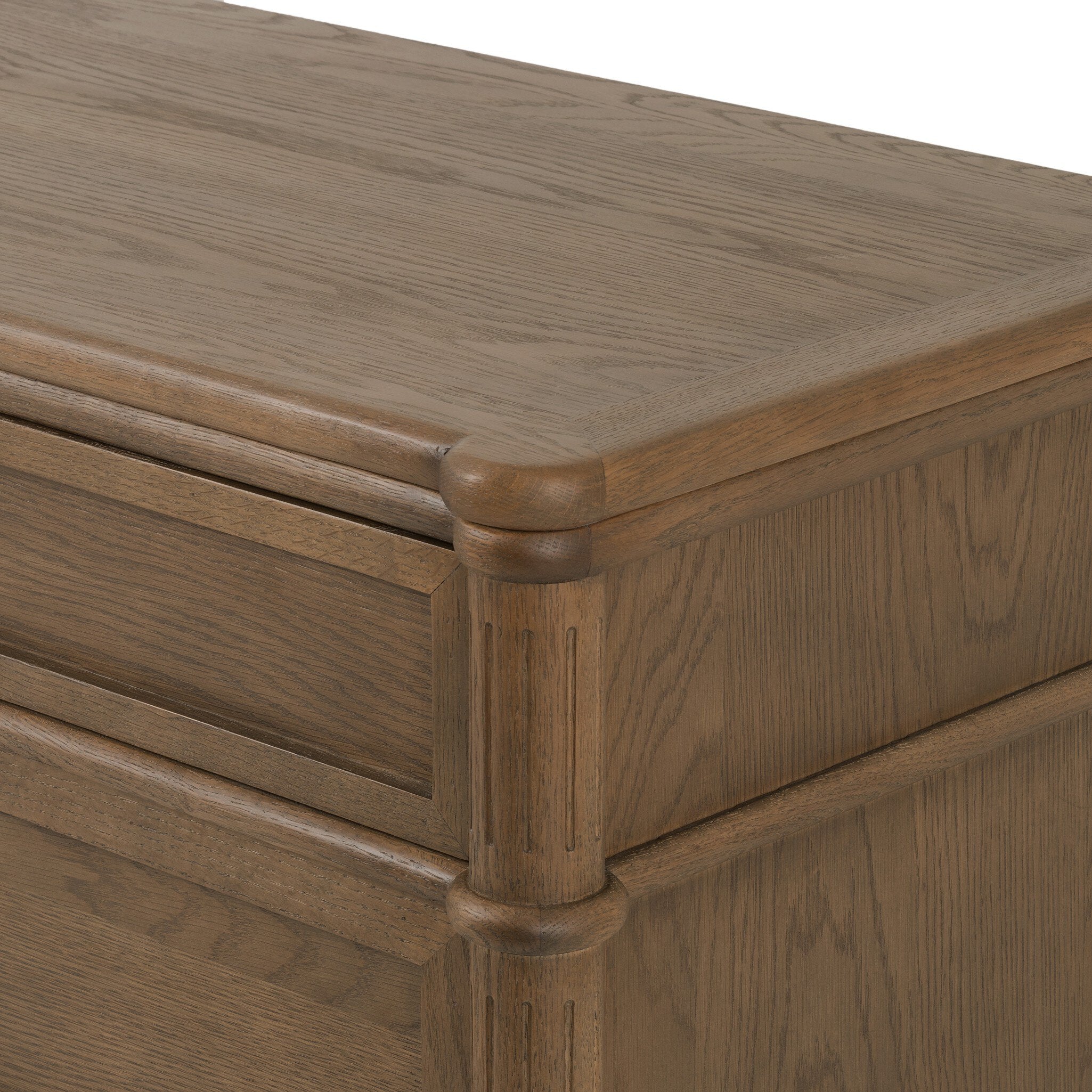 Toulouse 6 Drawer Dresser - Toasted Oak Veneer