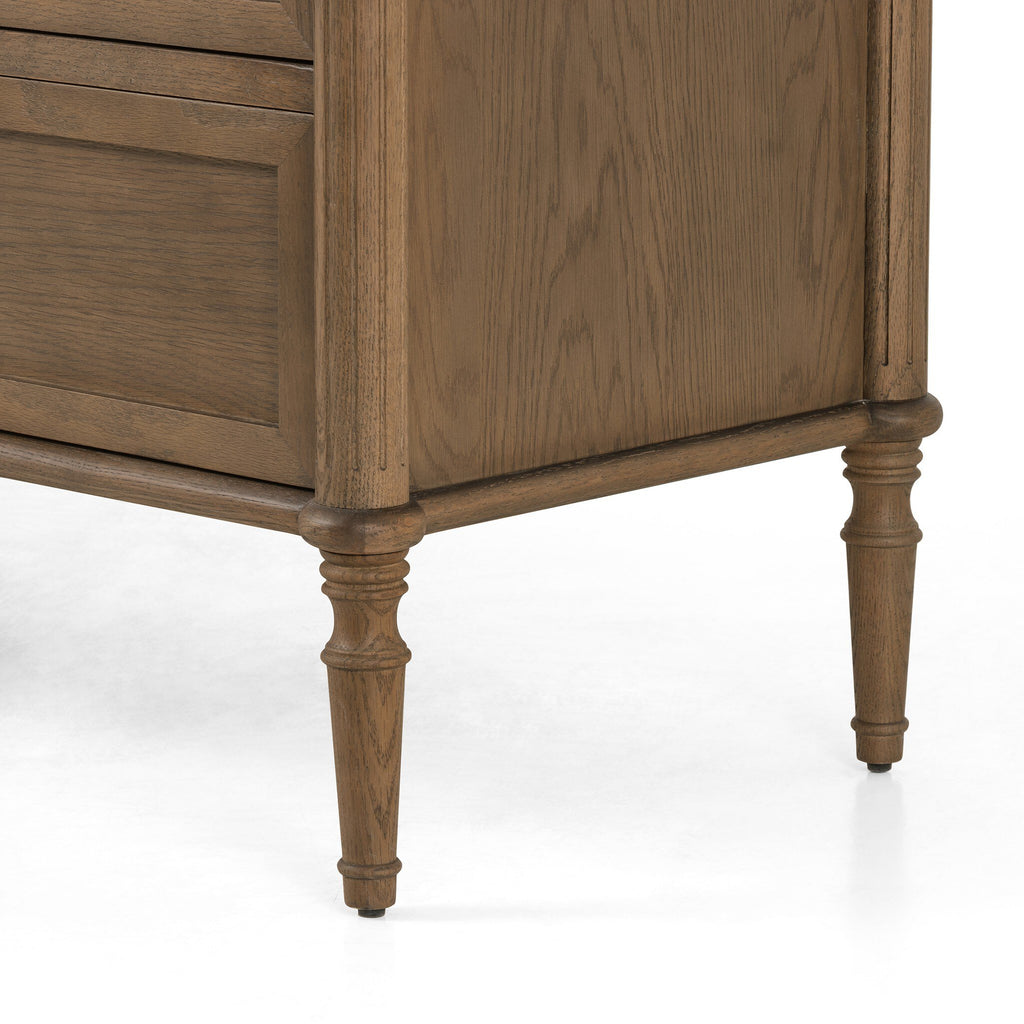 Toulouse 6 Drawer Dresser - Toasted Oak Veneer