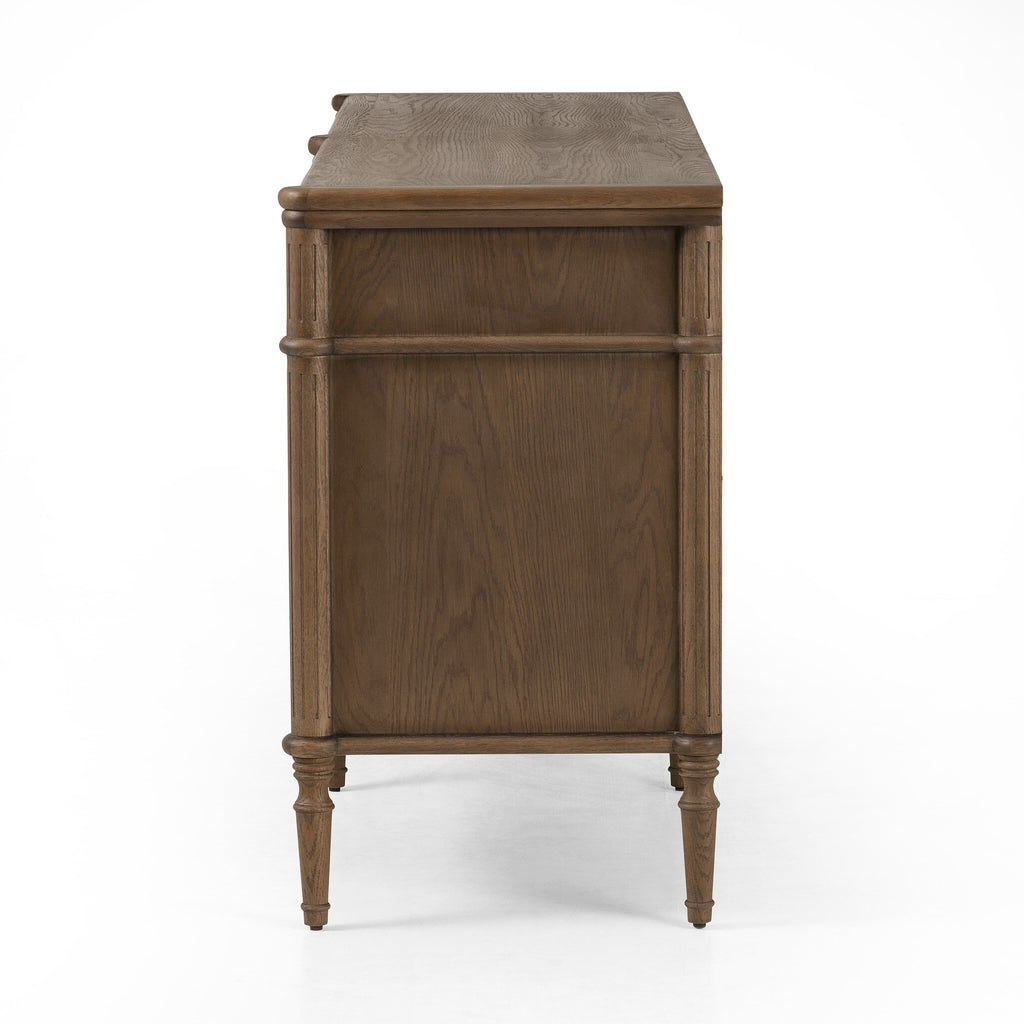 Toulouse 6 Drawer Dresser - Toasted Oak Veneer