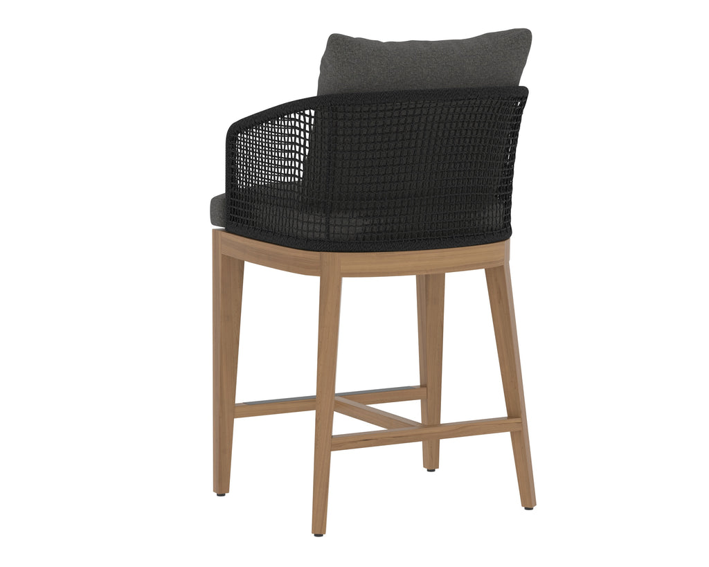 Capri Counter Stool - Natural - Gracebay Grey