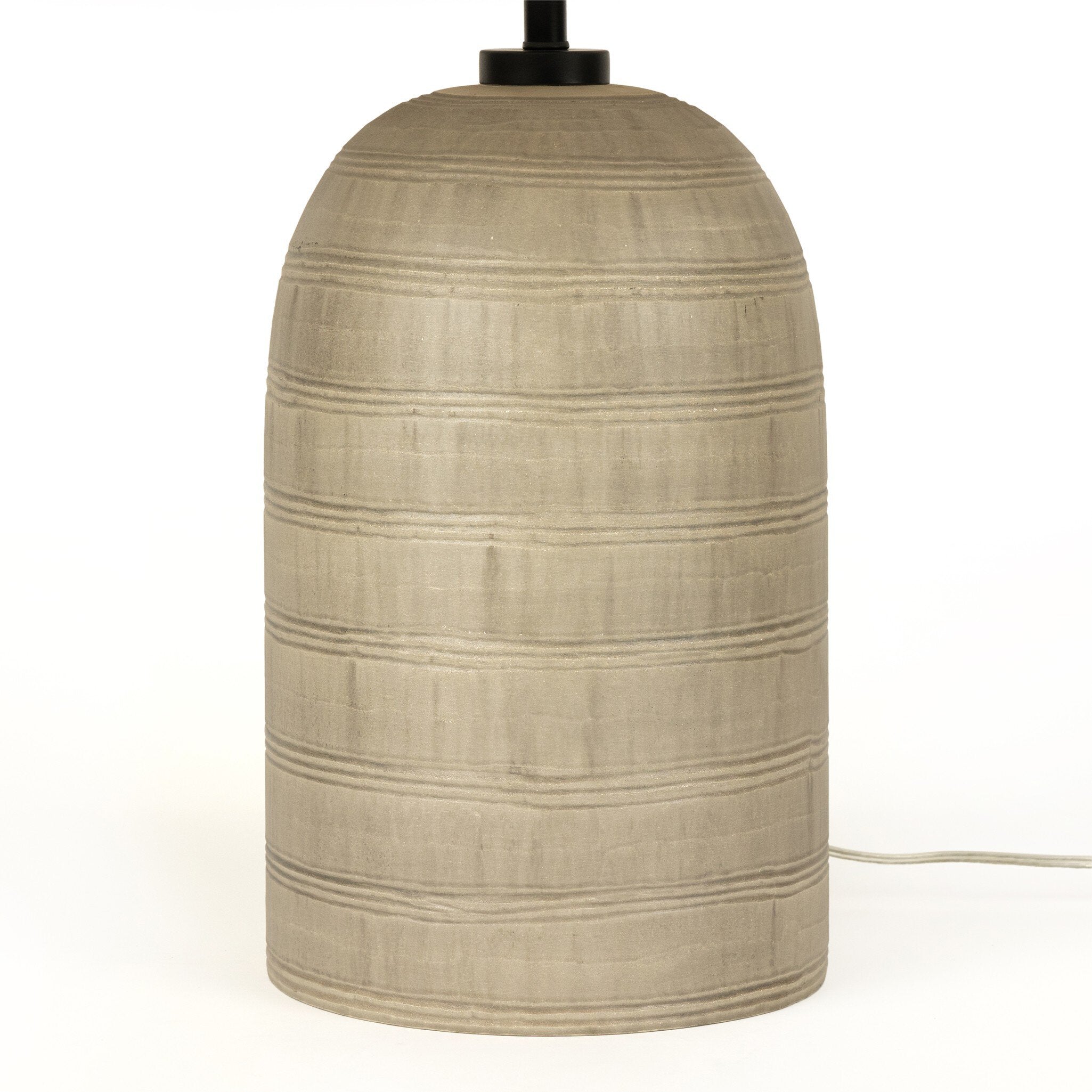 Brynner Table Lamp - Dripping Etched Silver