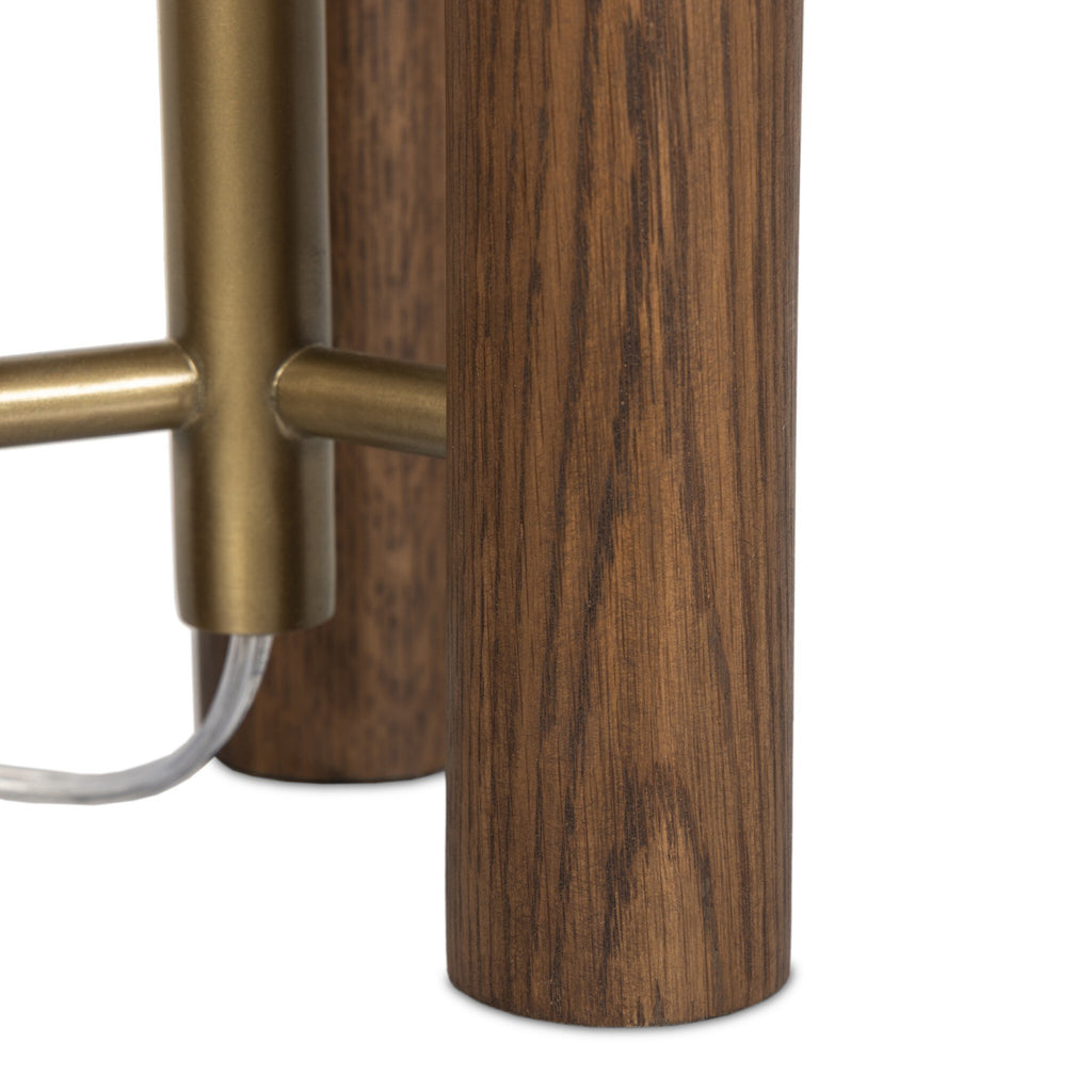 Medici Table Lamp - Warm Brown Oak