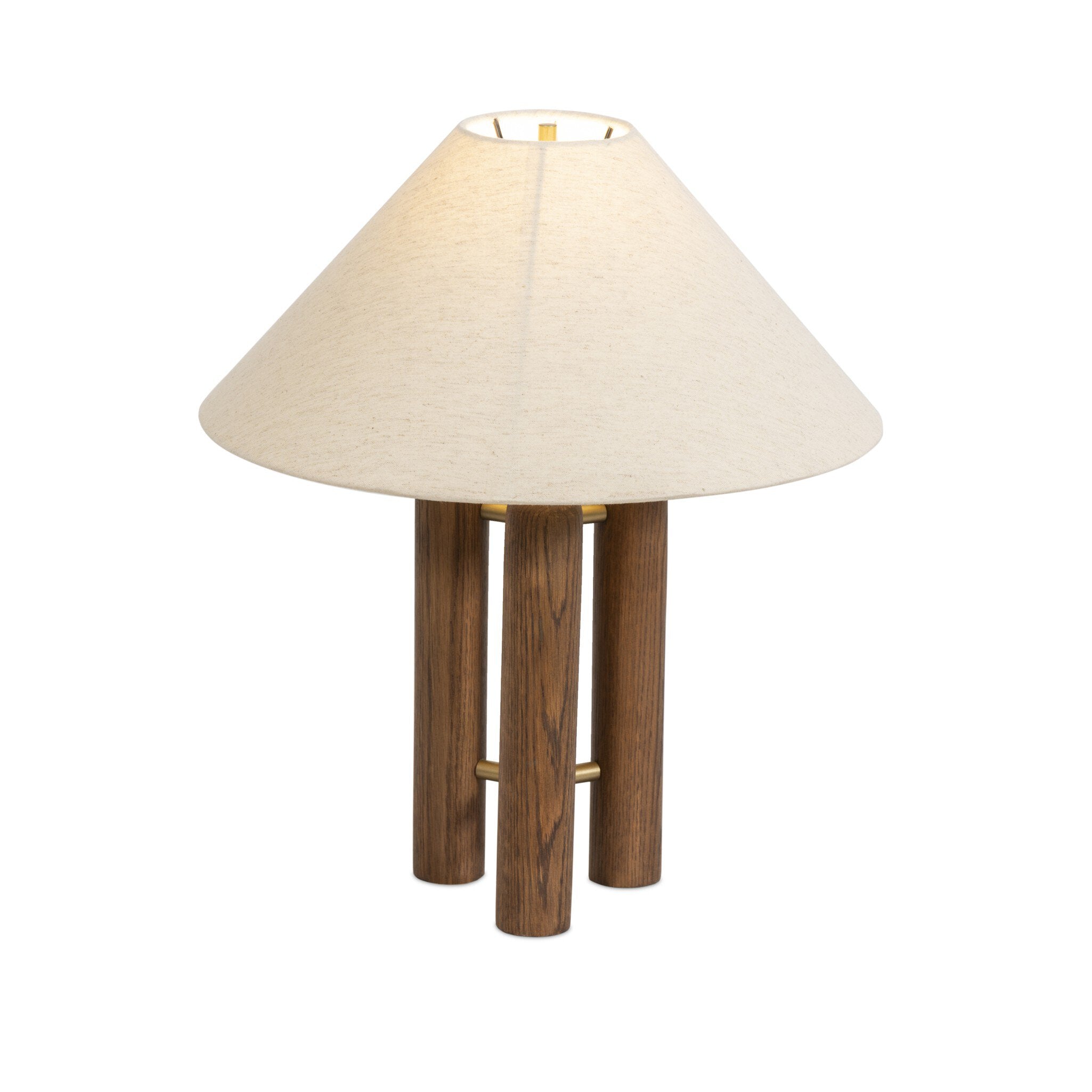 Medici Table Lamp - Warm Brown Oak