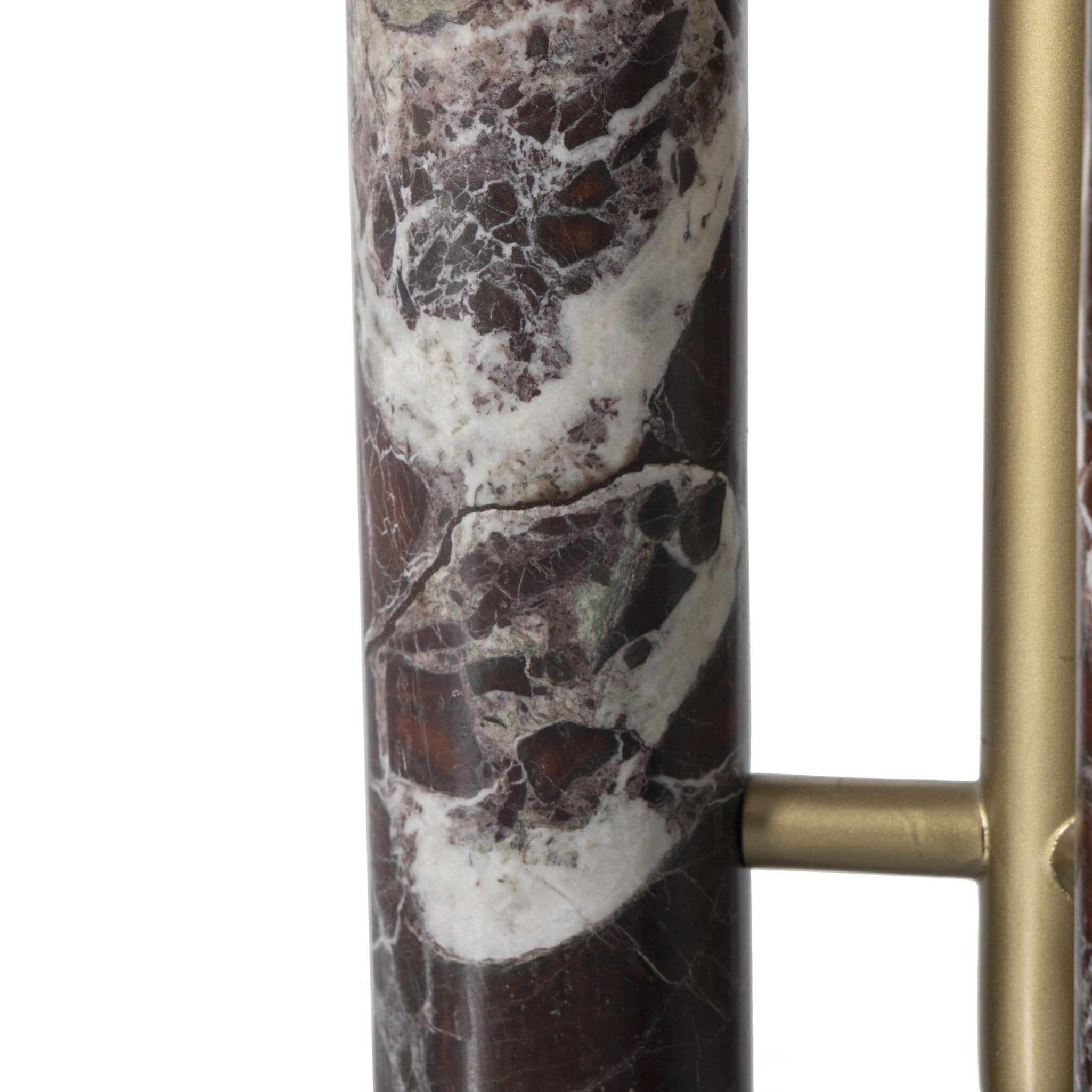 Medici Table Lamp - Merlot Marble
