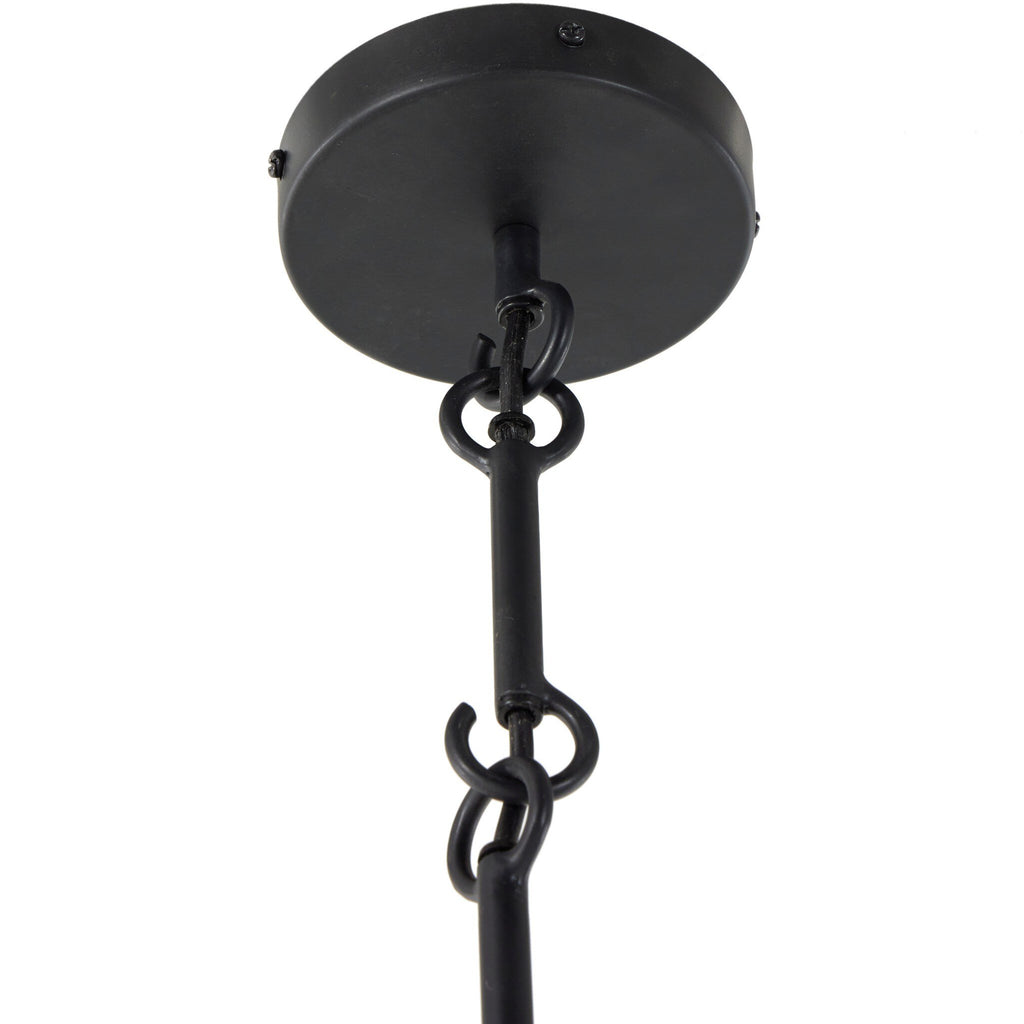 Grazia Pendant - Matte Black Plaster